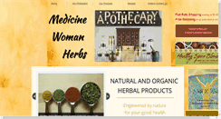 Desktop Screenshot of medicinewomanherbs.com